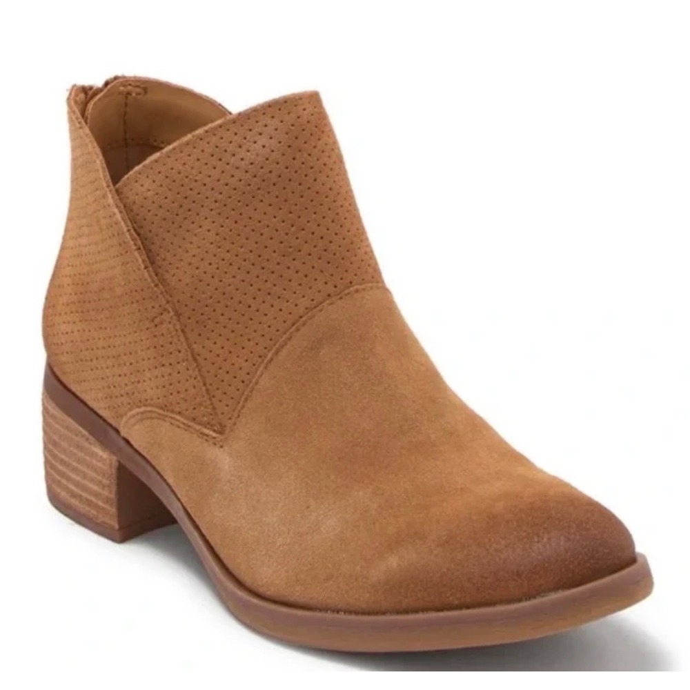 Korks by Kork-Ease Maldon Women's Tan Ankle Boots In Tan Carob Suede Size 9 Boho